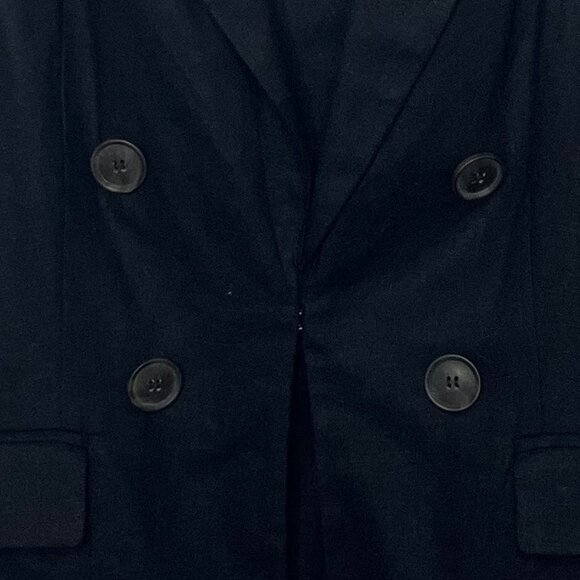 Liz Claiborne Blazer Womens Size 20W Black Linen Blend New WOT - Picture 5 of 8